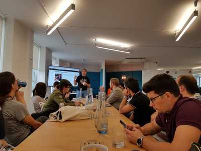 Dan speaking at London Ruby Unconference 2017